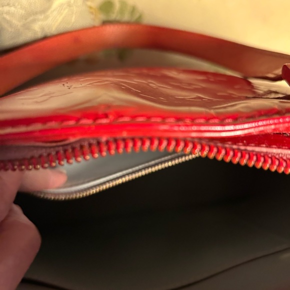 Louis Vuitton Glossy Cherry Red Monogram Tote - Picture 9 of 12